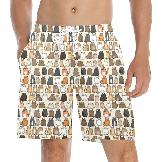 Lots Of Cats - Men's Mid-Length Beach Shorts