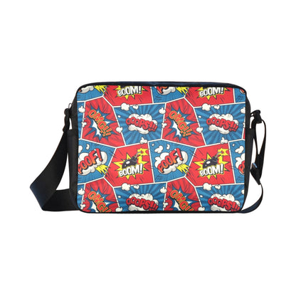 Comic Book Pop - Classic Cross-body Nylon Bag Messenger Bags comic Printed Offshore