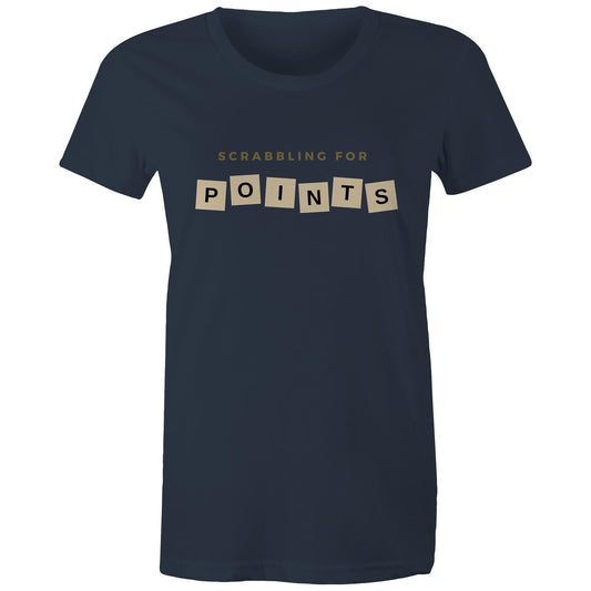 Scrabbling For Points - Womens T-shirt