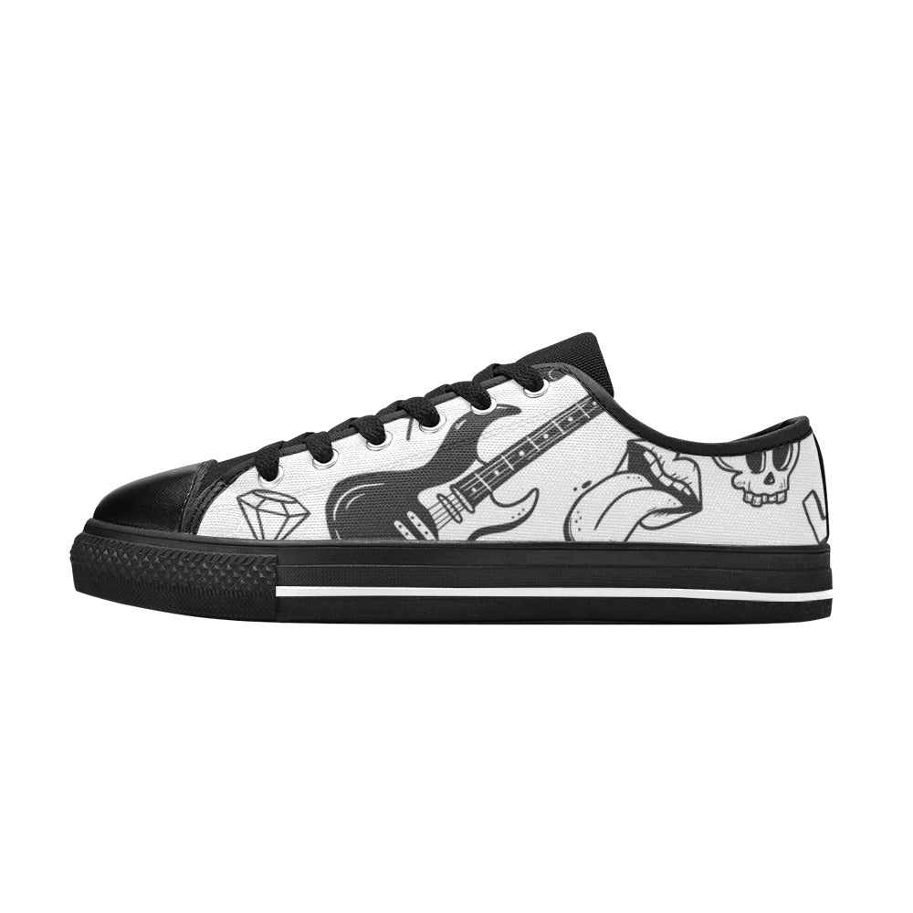 Rock Music - Men's Classic Canvas Shoes