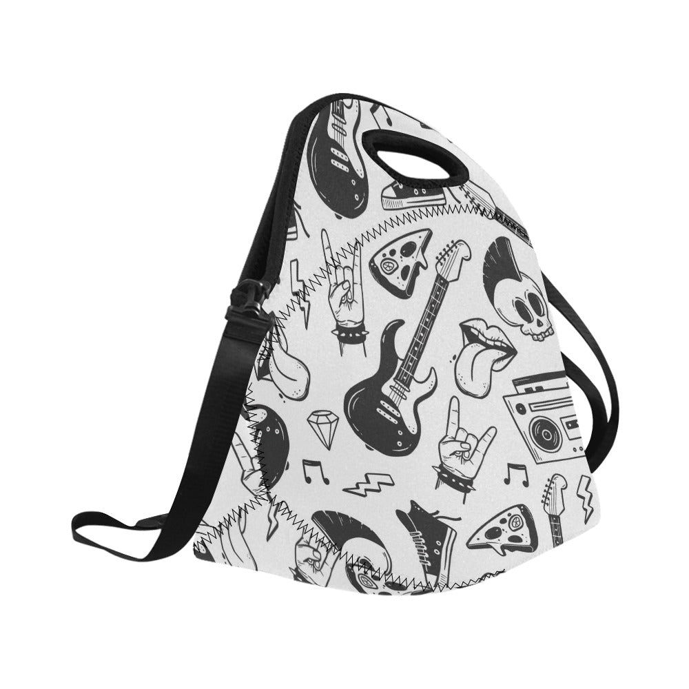 Rock Music - Neoprene Lunch Bag/Large