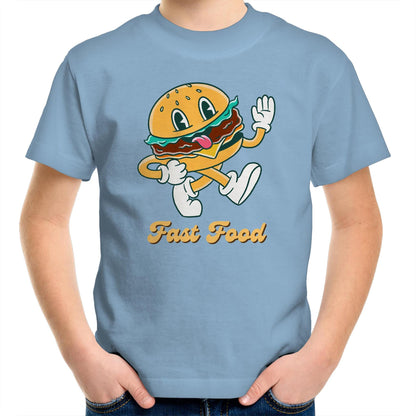 Fast Food, Hamburger - Kids Youth T-Shirt