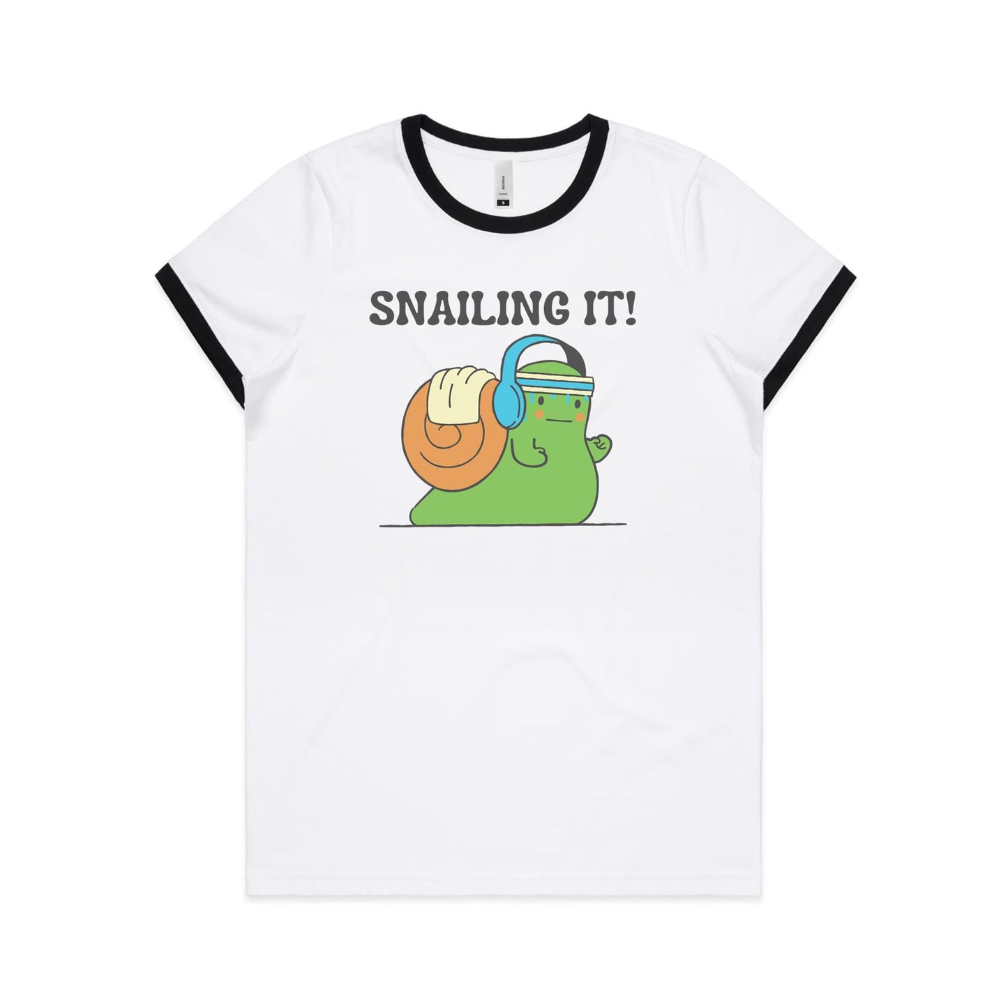 Snailing It - Women's Ringer Tee