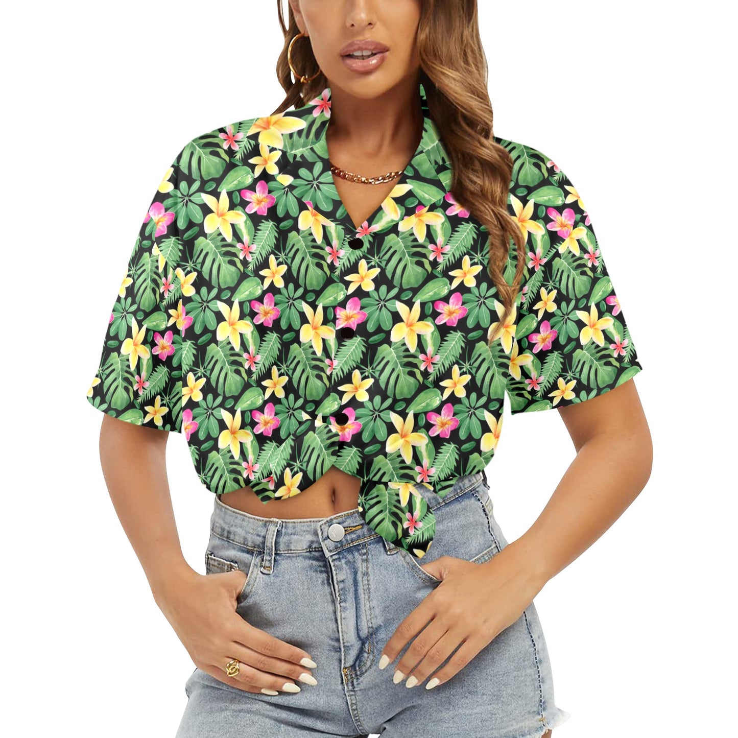 Frangipani - Womens Hawaiian Shirt