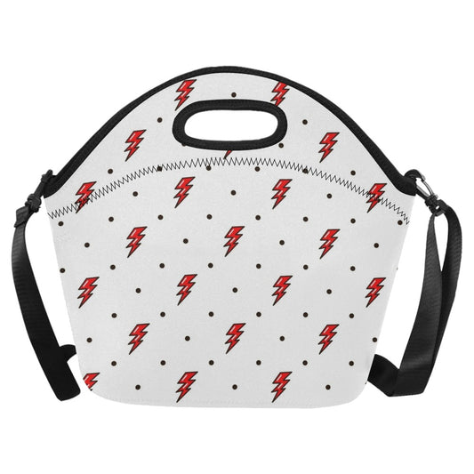 Red Lightning - Neoprene Lunch Bag/Large