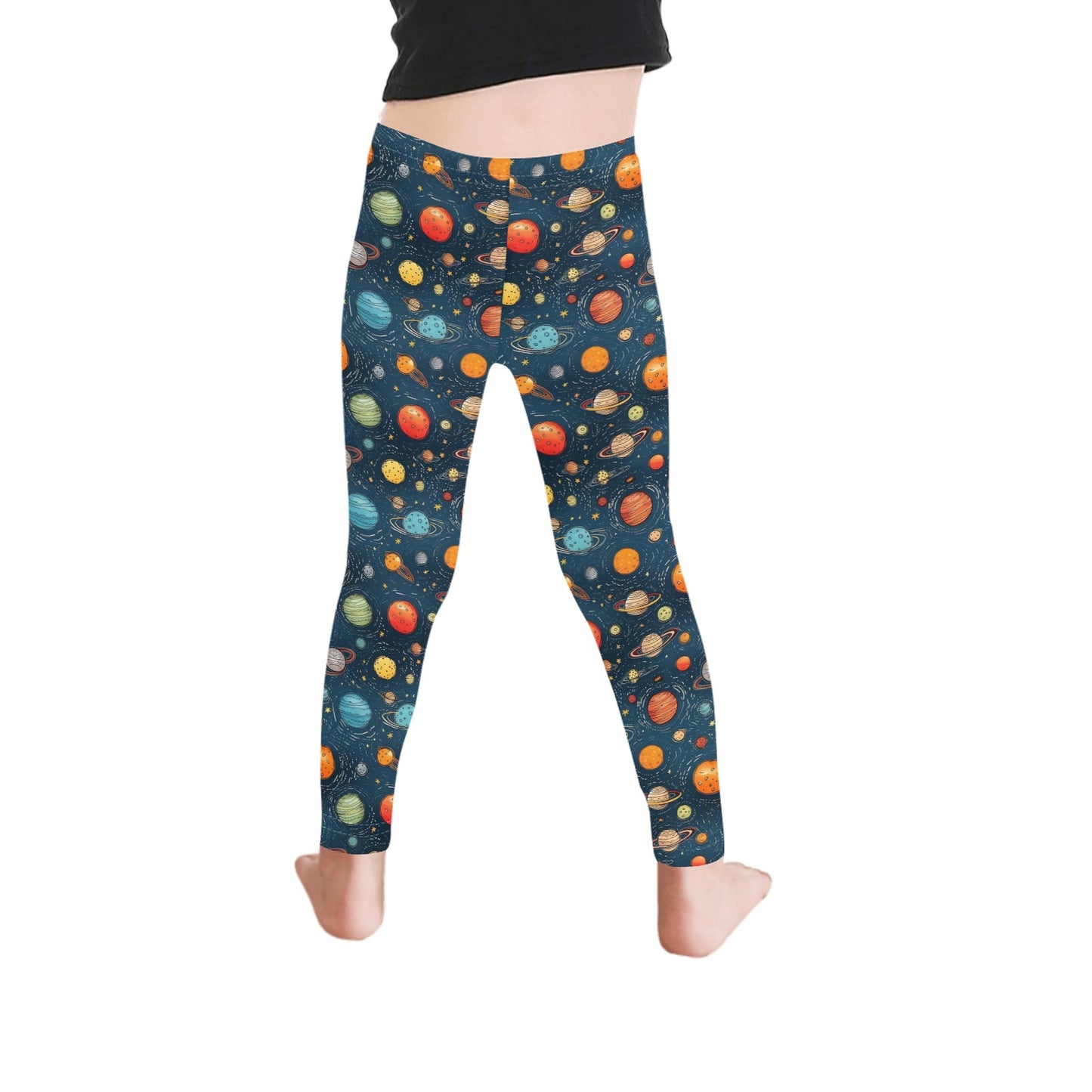 Galaxy - Kid's Ankle Length Leggings