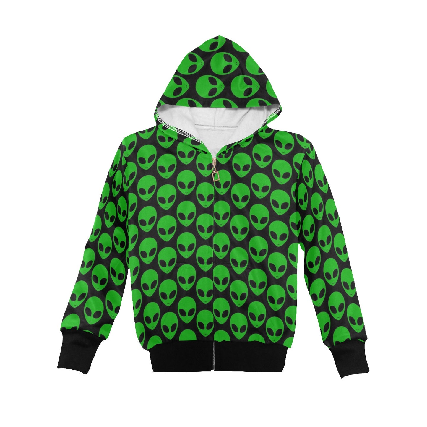 Aliens - Junior Boys Zip Up Hoodie