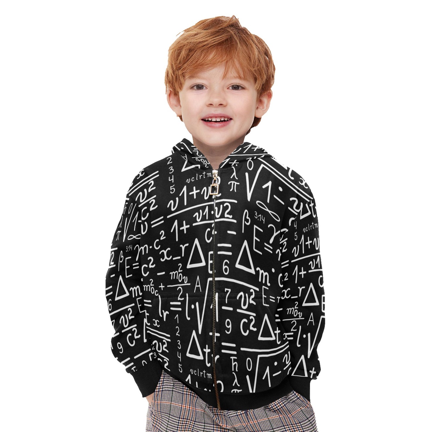 Mathematics - Junior Boys Zip Up Hoodie