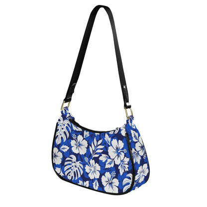 Blue Hawaiian Floral - Small Shoulder Bag