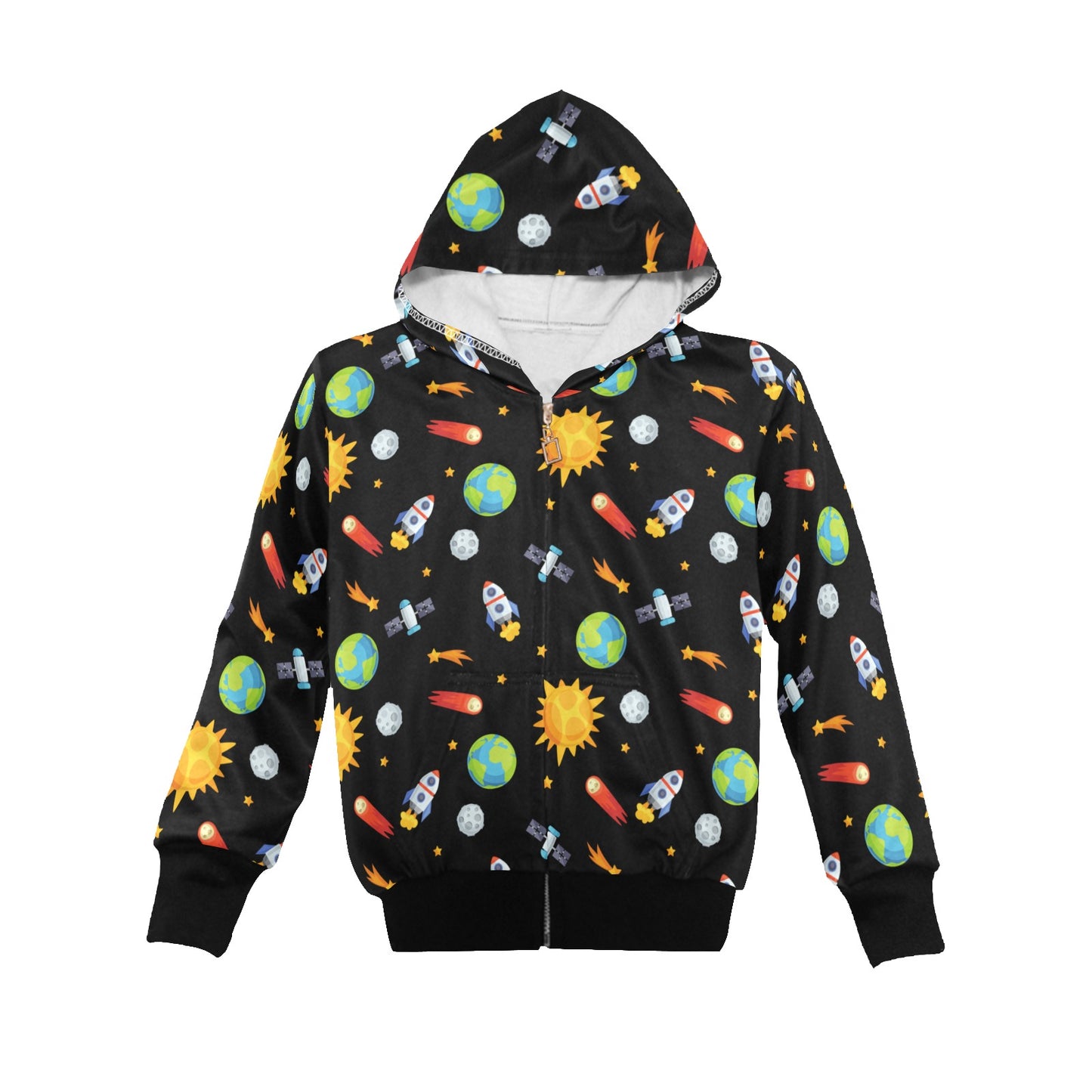 Busy Space - Senior Boys Zip Up Hoodie