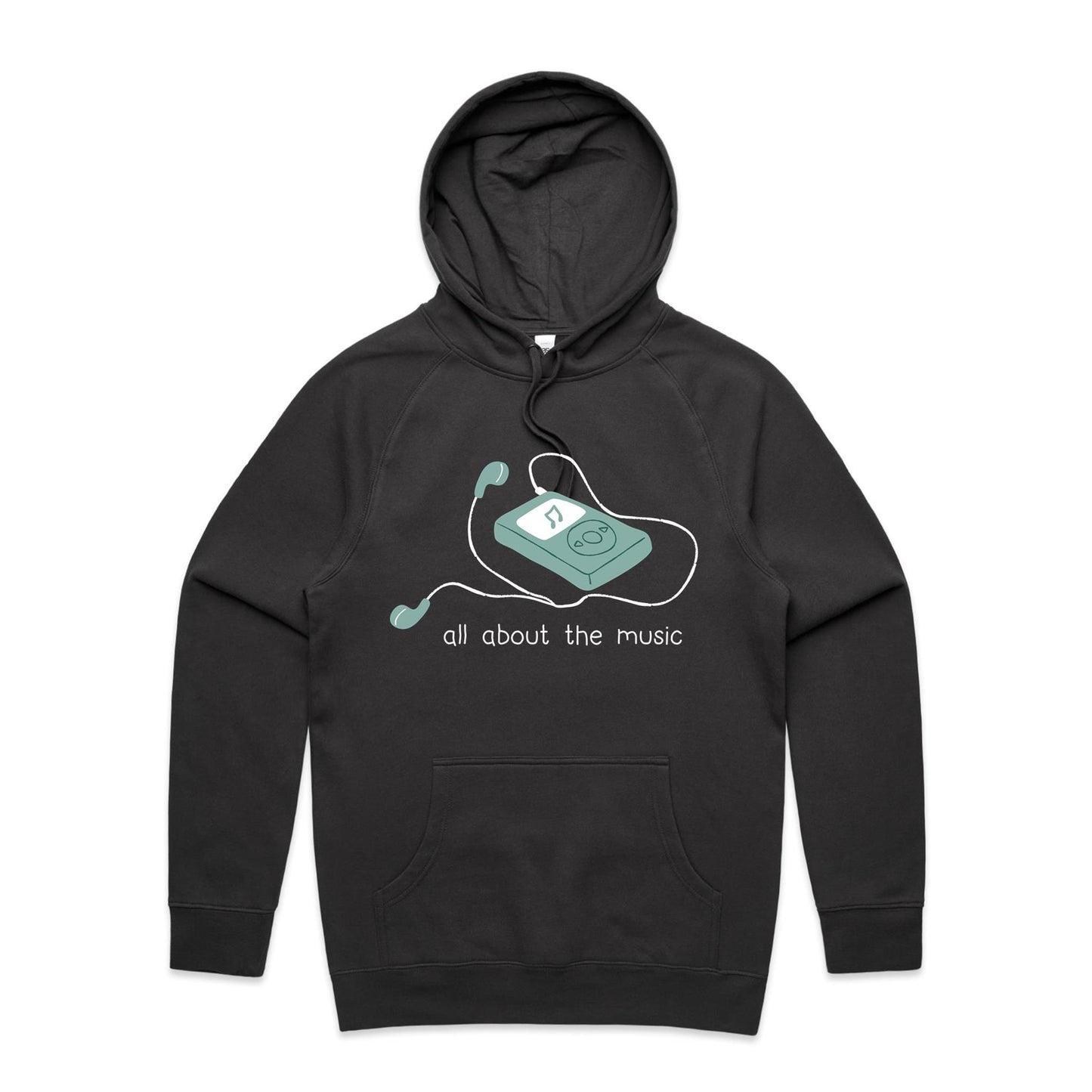 All About The Music, Music Player - Supply Hood Coal Mens Supply Hoodie music retro tech
