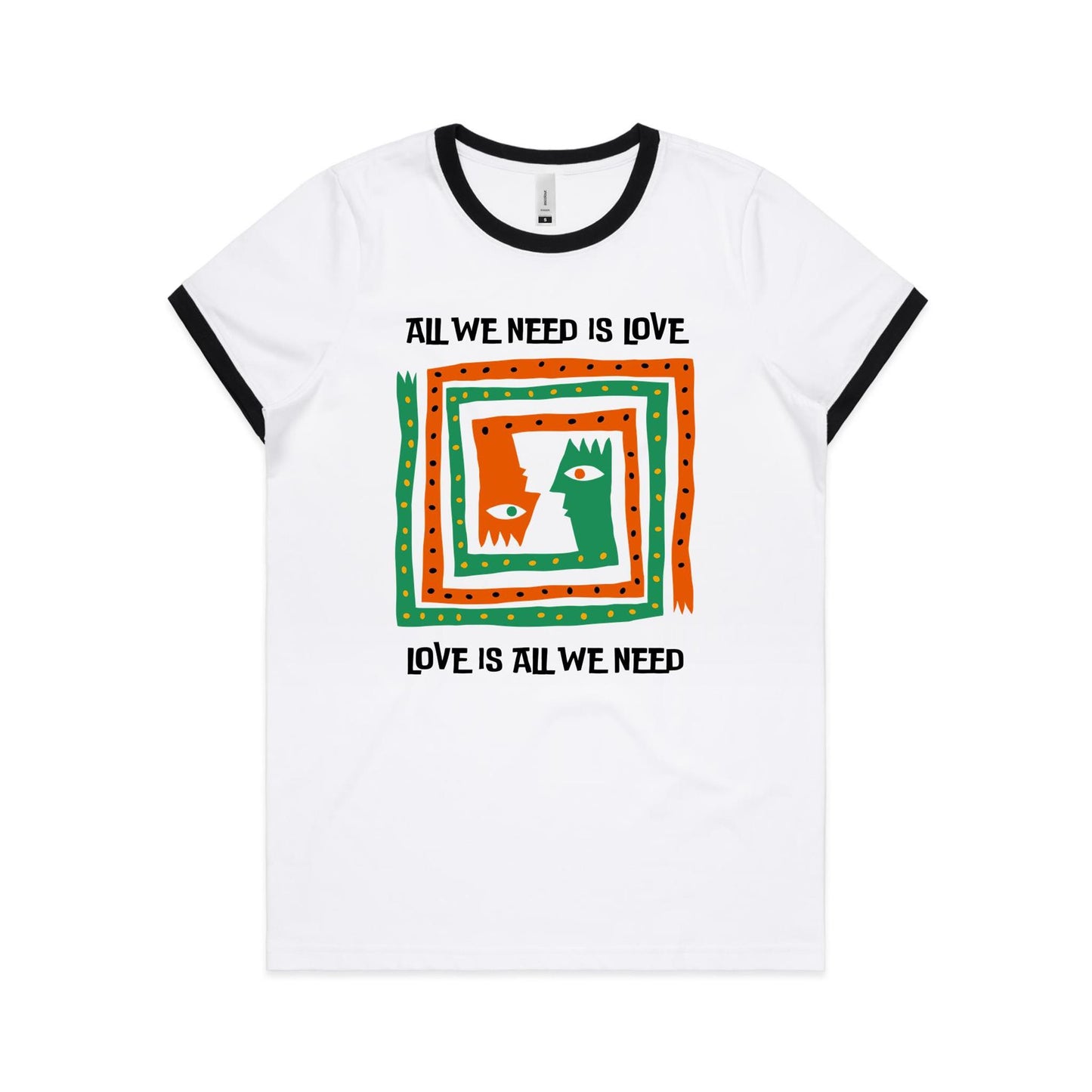 All We Need Is Love - Women's Ringer Tee