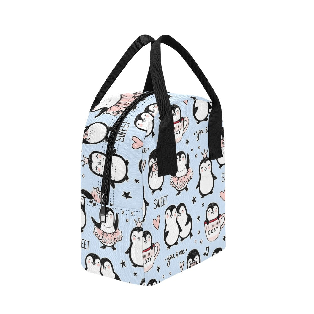 Penguin Love - Zipper Lunch Bag