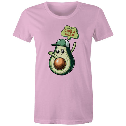 Avocado, I Don't Give A Guac - Womens T-shirt