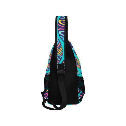 Aloha Surfboards - Cross-Body Chest Bag Cross-Body Chest Bag Printed Offshore