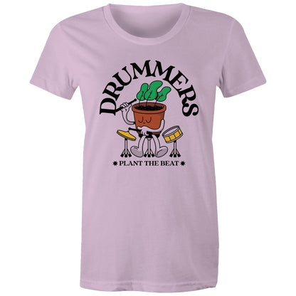 Drummers Plant The Beat - Womens T-shirt