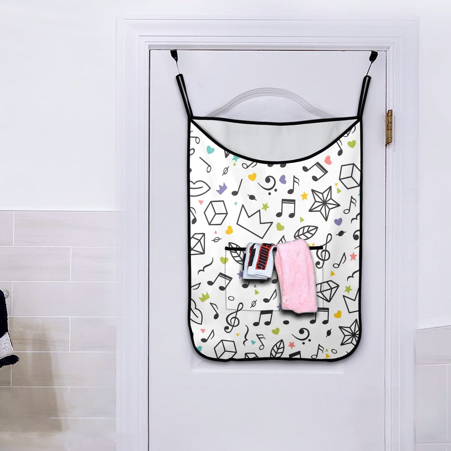 Music Time - Hanging Laundry Bag