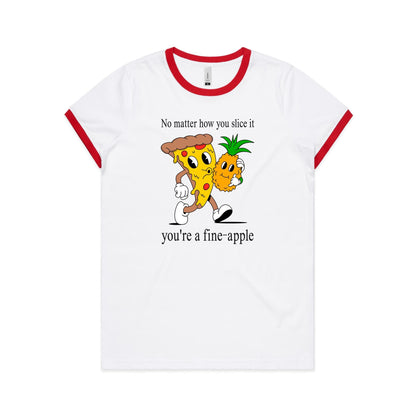 Pineapple Pizza - Women's Ringer Tee