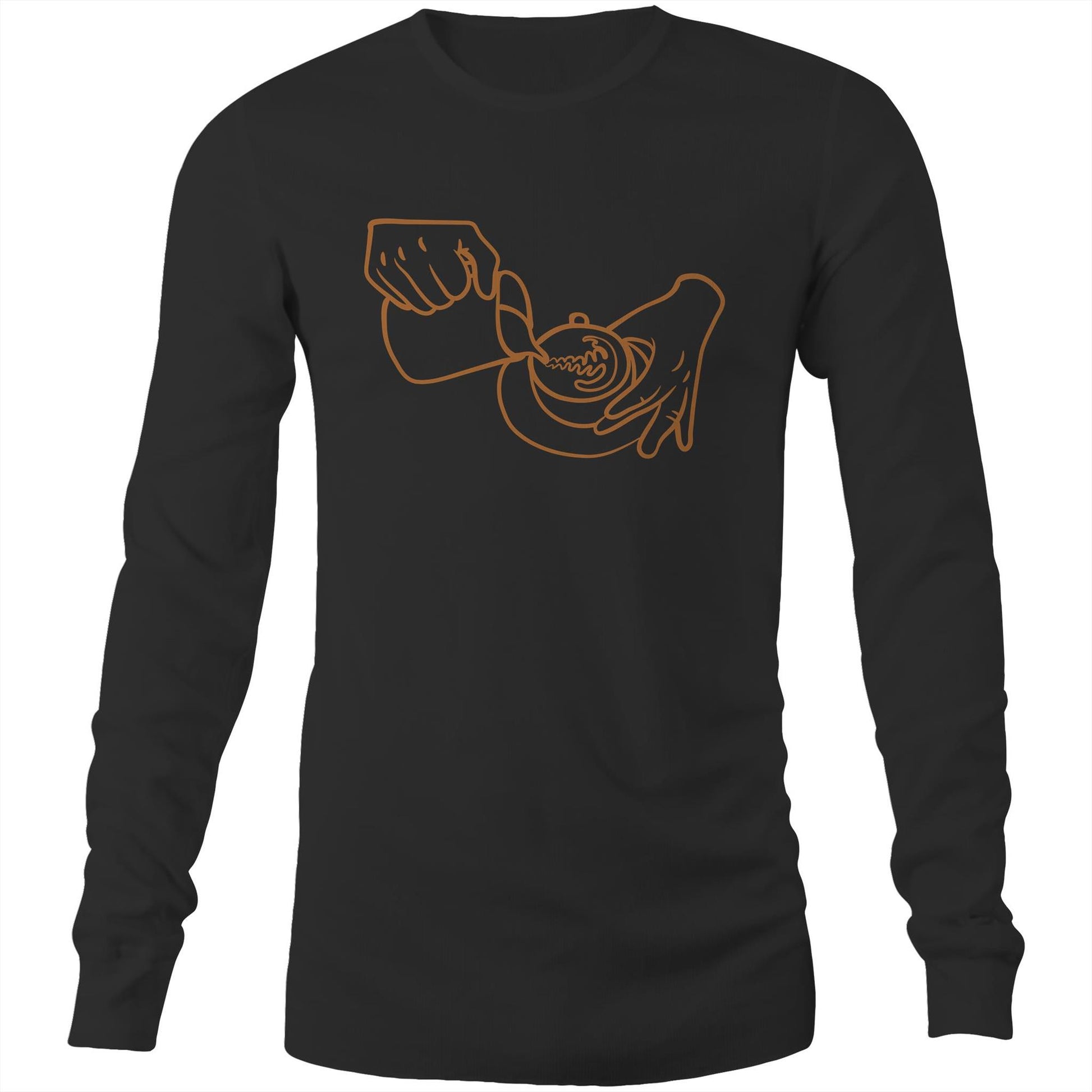Barista - Long Sleeve T-Shirt Black Unisex Long Sleeve T-shirt coffee