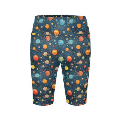 Galaxy - Women's Bike Shorts Womens Bike Shorts Printed Offshore Space