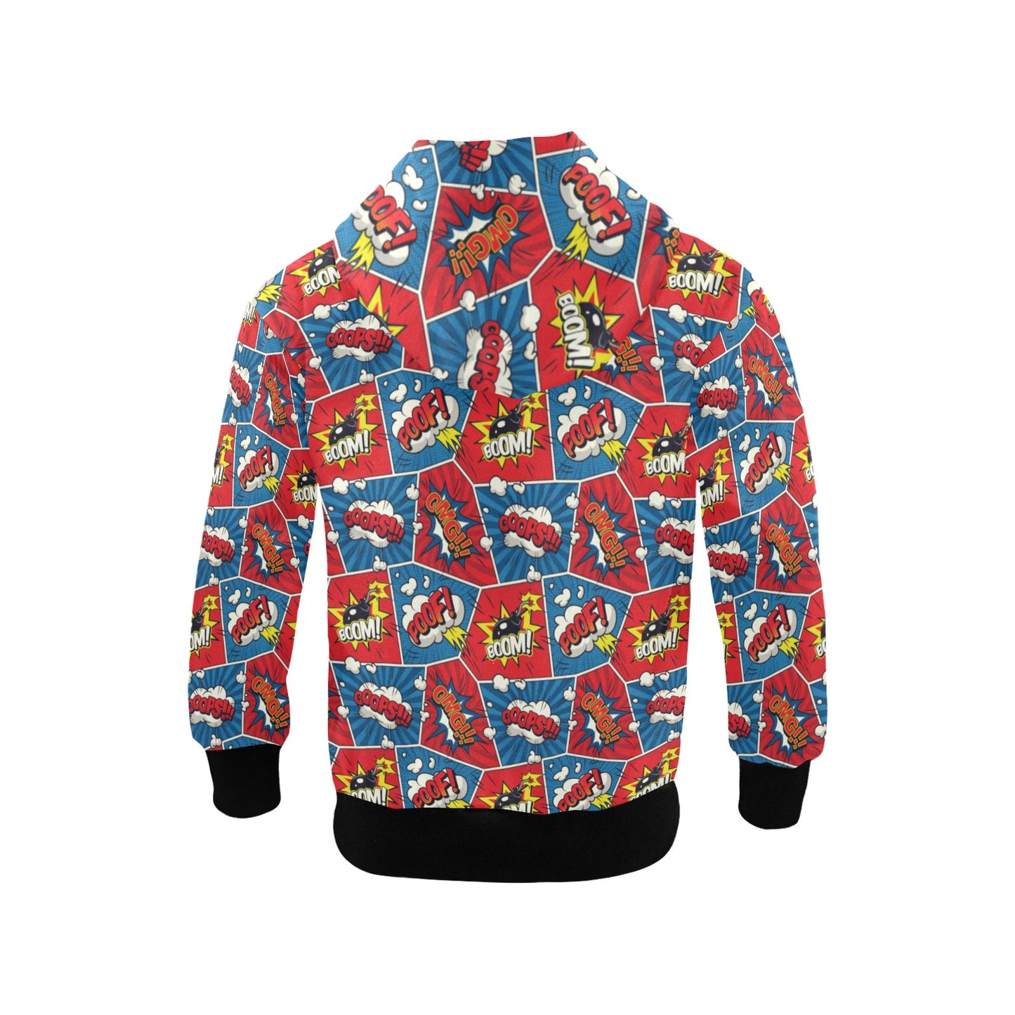 Comic Book Pop - Senior Boys Zip Up Hoodie