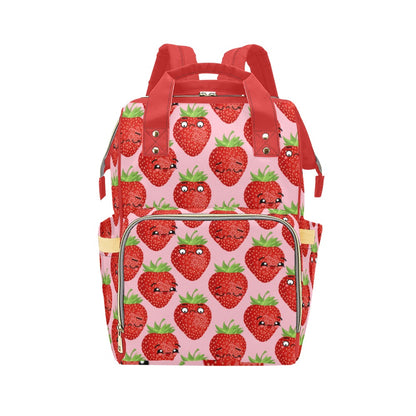 Strawberry Characters - Multifunction Backpack Multifunction Backpack Food Printed Offshore