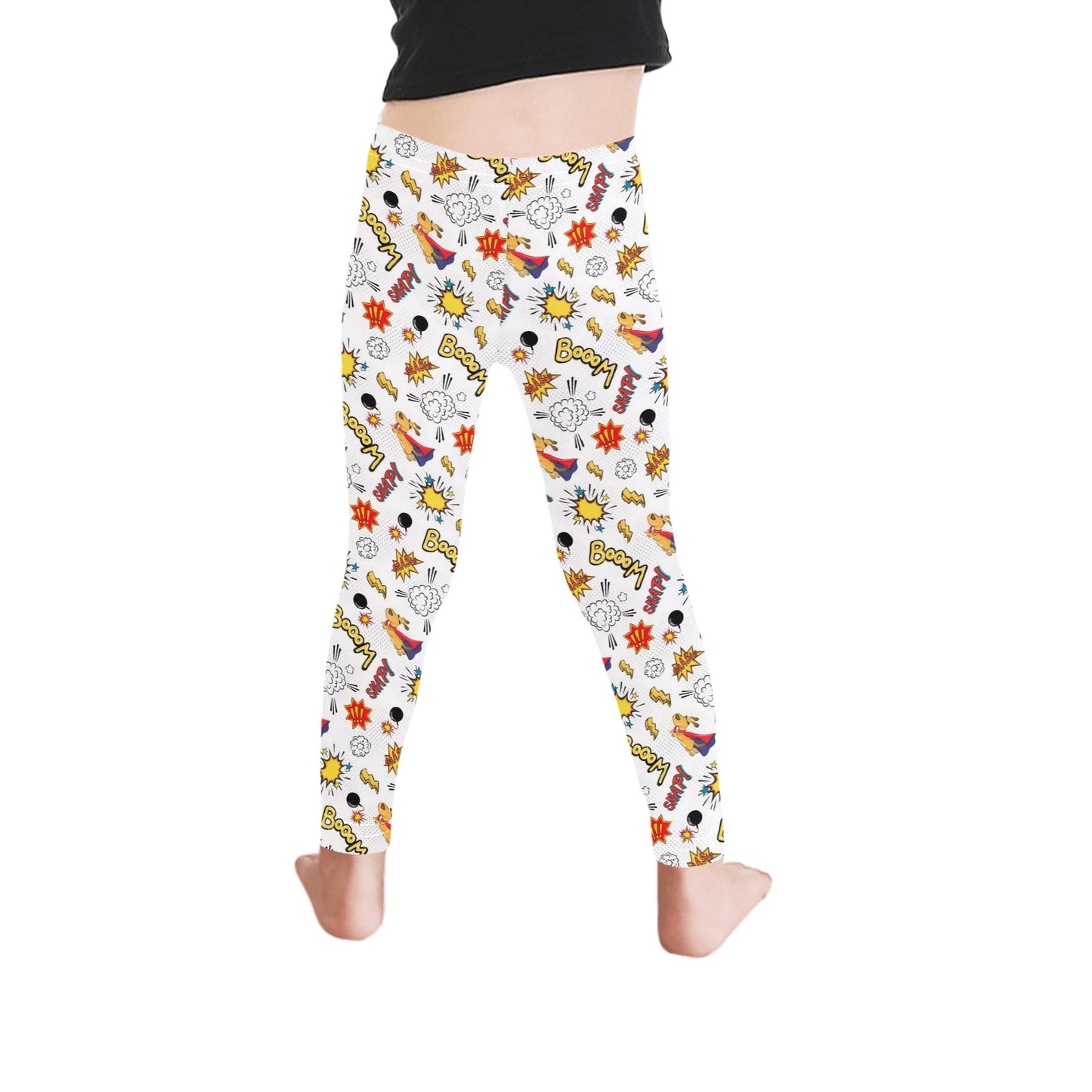 Super Dog - Kid's Ankle Length Leggings