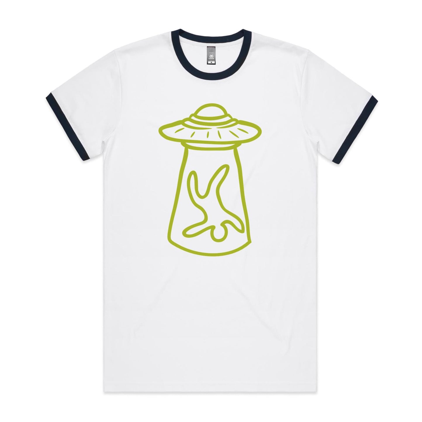 Alien Abduction - AS Colour Staple Ringer Tee