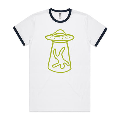 Alien Abduction - AS Colour Staple Ringer Tee