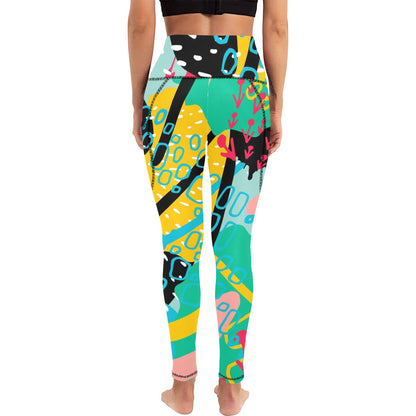 Bright And Colourful - Women's Leggings with Pockets Women's Leggings with Pockets S - 2XL