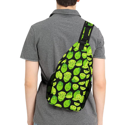 Cute Limes - Cross-Body Chest Bag Cross-Body Chest Bag Printed Offshore