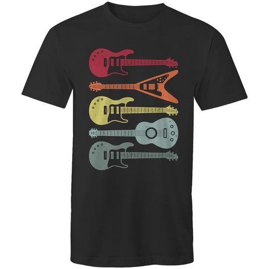 Retro Guitars - Mens T-Shirt