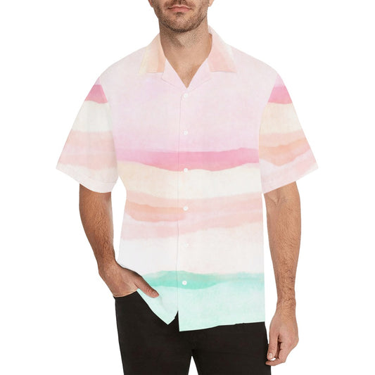 Pastel Stripes - Hawaiian Shirt