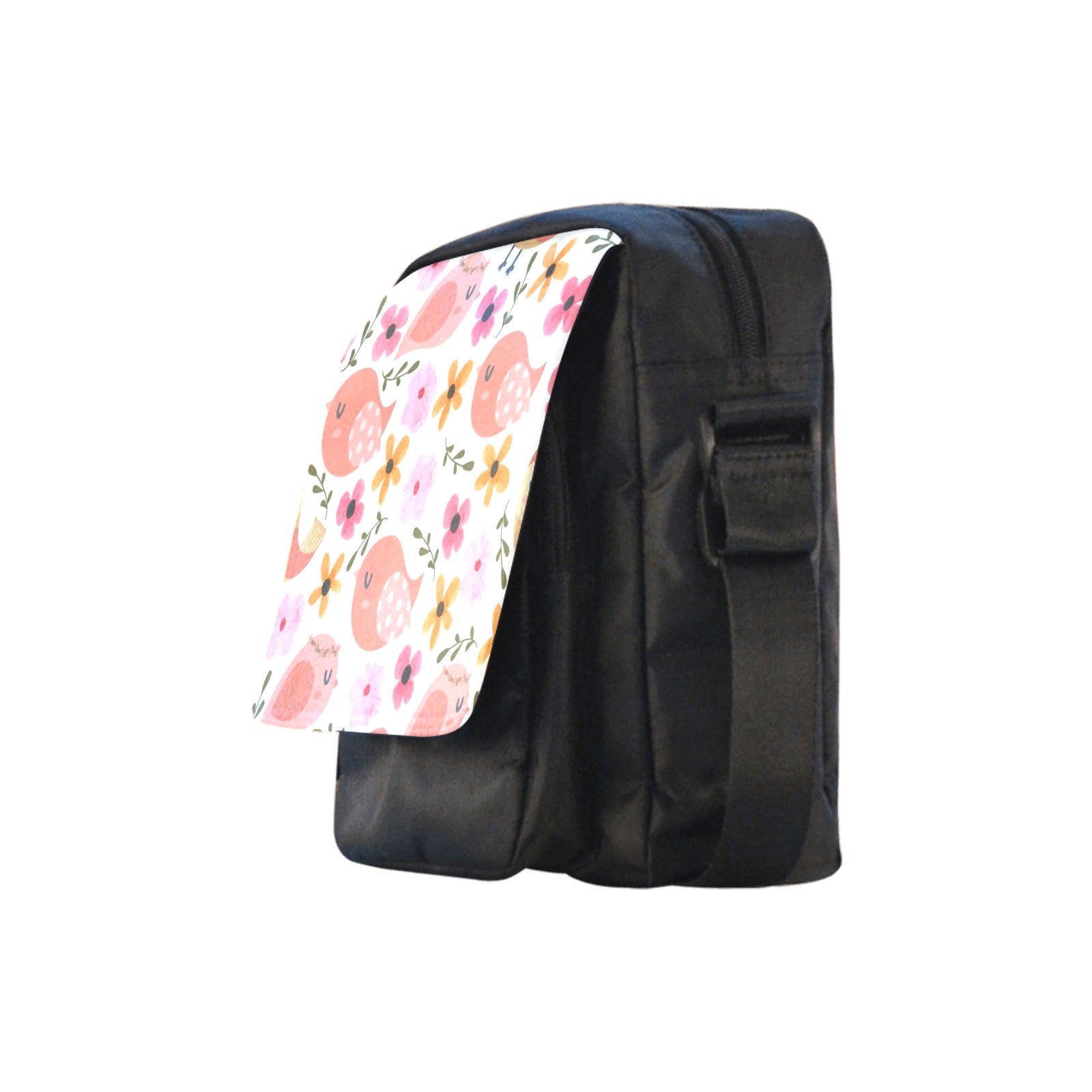 Lovely Birds - Crossbody Nylon Bag Crossbody Bags Printed Offshore