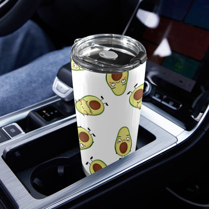 Avocado Characters - 20oz Travel Mug / Tumbler