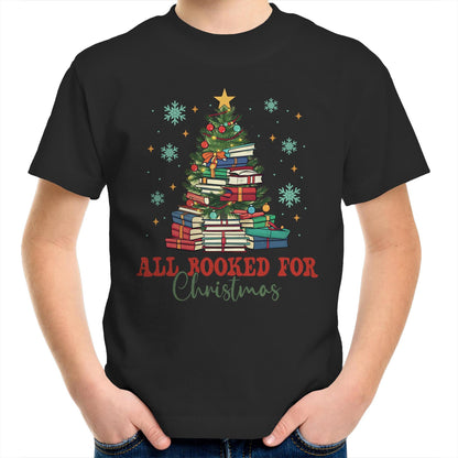 All Booked For Christmas - Kids Youth T-Shirt