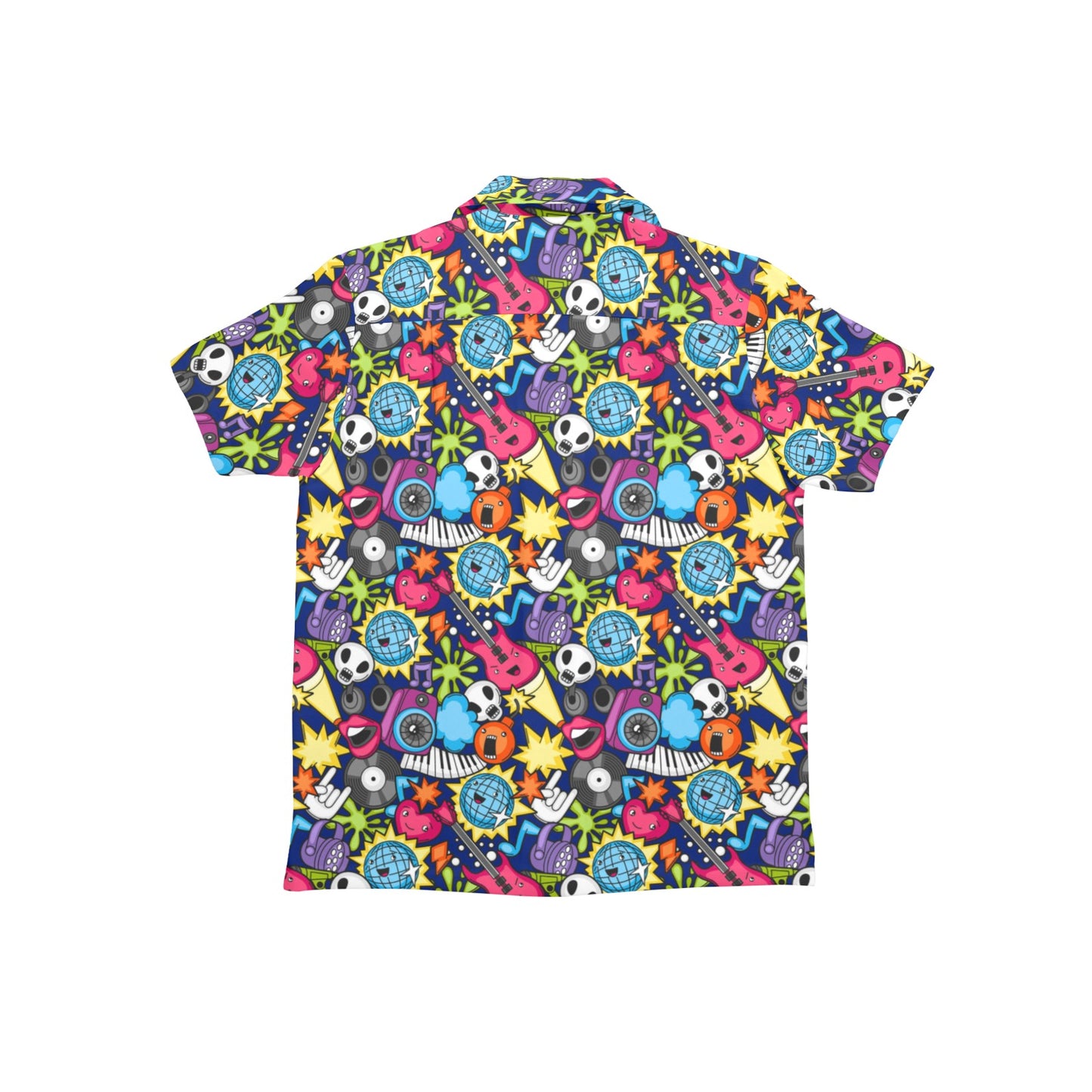 Sticker Music - Junior Boys Hawaiian Shirt