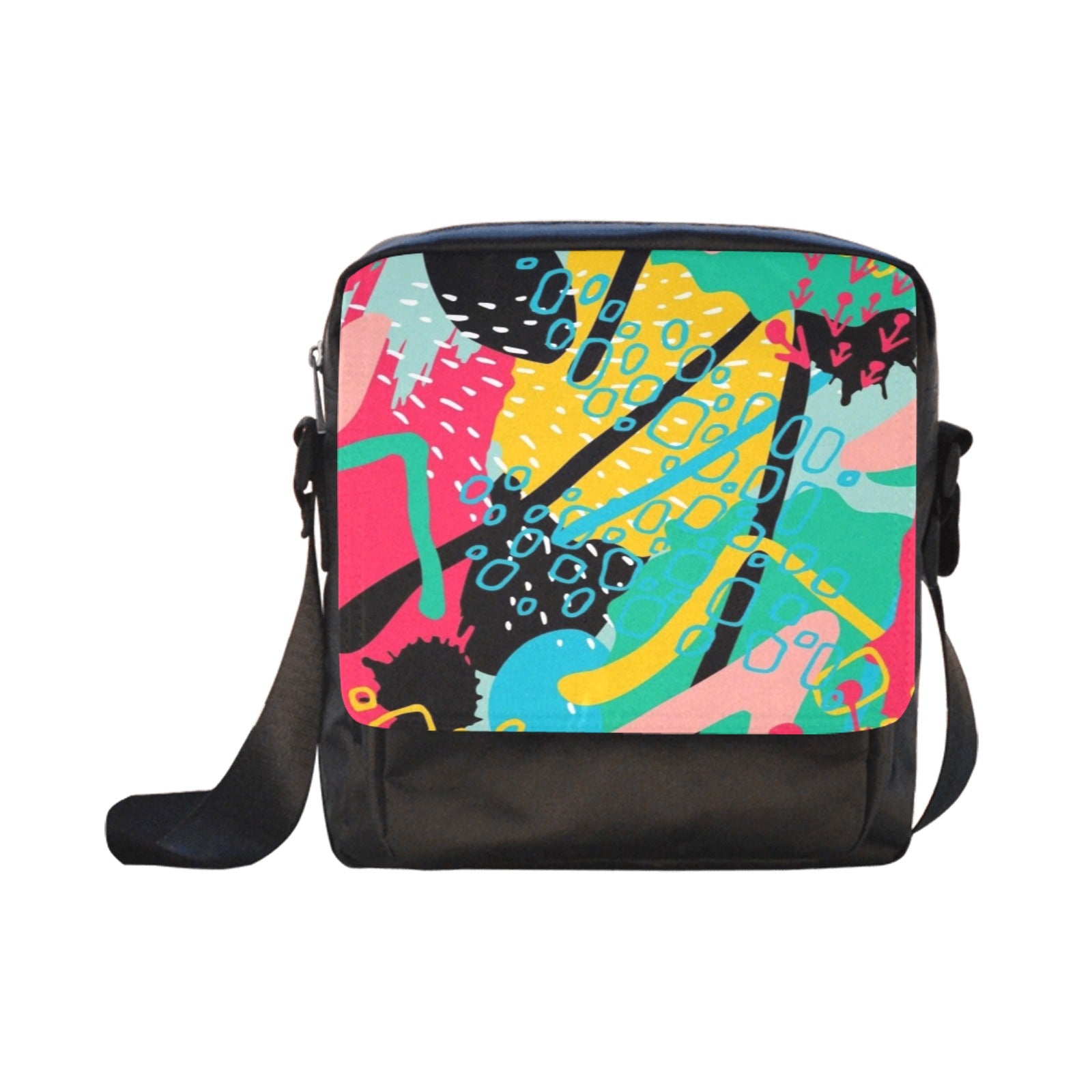 Bright And Colourful - Crossbody Nylon Bag Crossbody Bags Printed Offshore