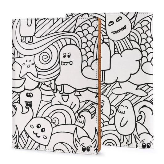 Black And White Creatures - (A5) Notebook Cover