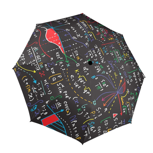 Colourful Maths Formulas - Semi-Automatic Foldable Umbrella Semi-Automatic Foldable Umbrella