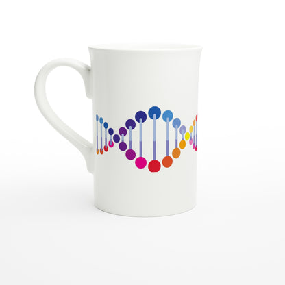 DNA - White 10oz Porcelain Slim Mug Default Title Porcelain Mug Science