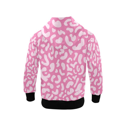 Pink Leopard - Senior Girls Zip Up Hoodie