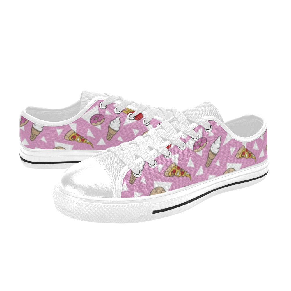 Fast Food - Women's Classic Canvas Shoes