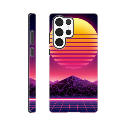 80's Sunrise - Phone Tough Case Galaxy S22 Ultra Phone Case Games Retro Sci Fi