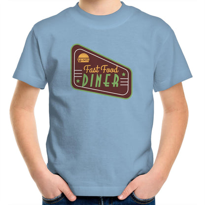 Fast Food Diner Sign - Kids Youth T-Shirt