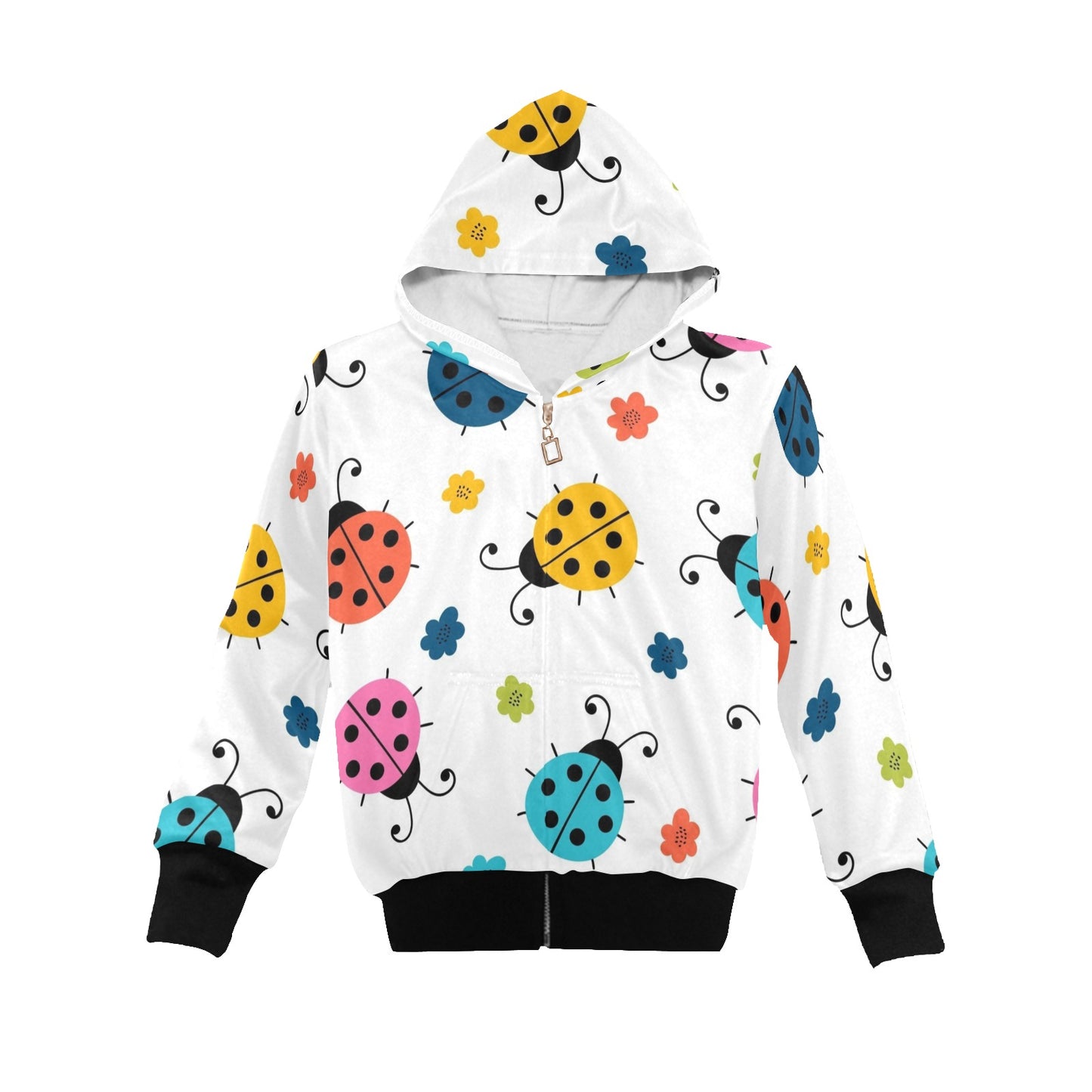 Ladybugs - Junior Girls Zip Up Hoodie