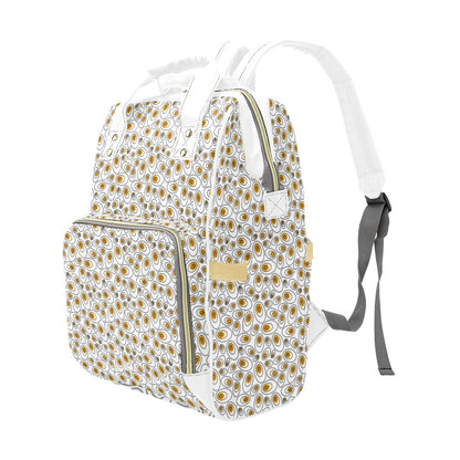 Eggs Abstract - Multifunction Backpack Multifunction Backpack Food Printed Offshore