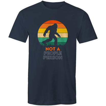 Not A People Person - Mens T-Shirt Navy Mens T-shirt Printed In Australia