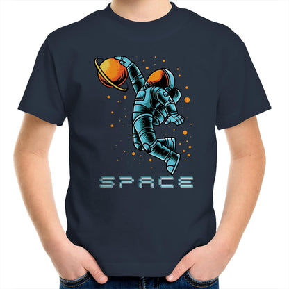 Astronaut Basketball - Kids Youth T-Shirt