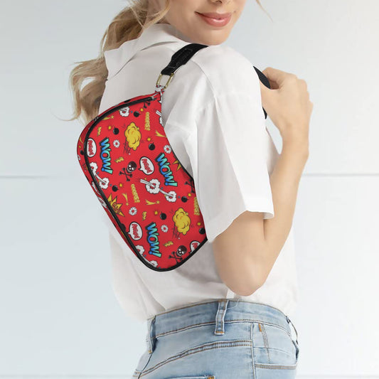 Comic Book Red - Small Shoulder Bag